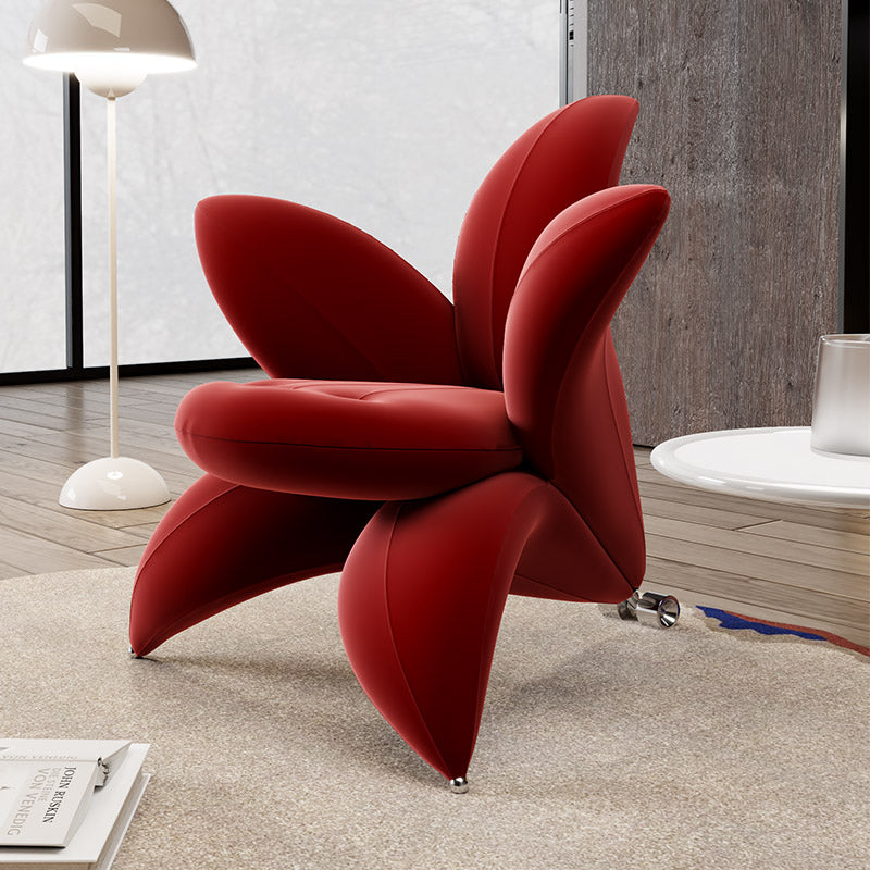 ELUXFI CASA Modern Flower Lounge Chair - Designer Minimalist Style for Small Spaces