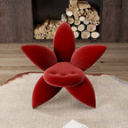ELUXFI CASA Modern Flower Lounge Chair - Designer Minimalist Style for Small Spaces