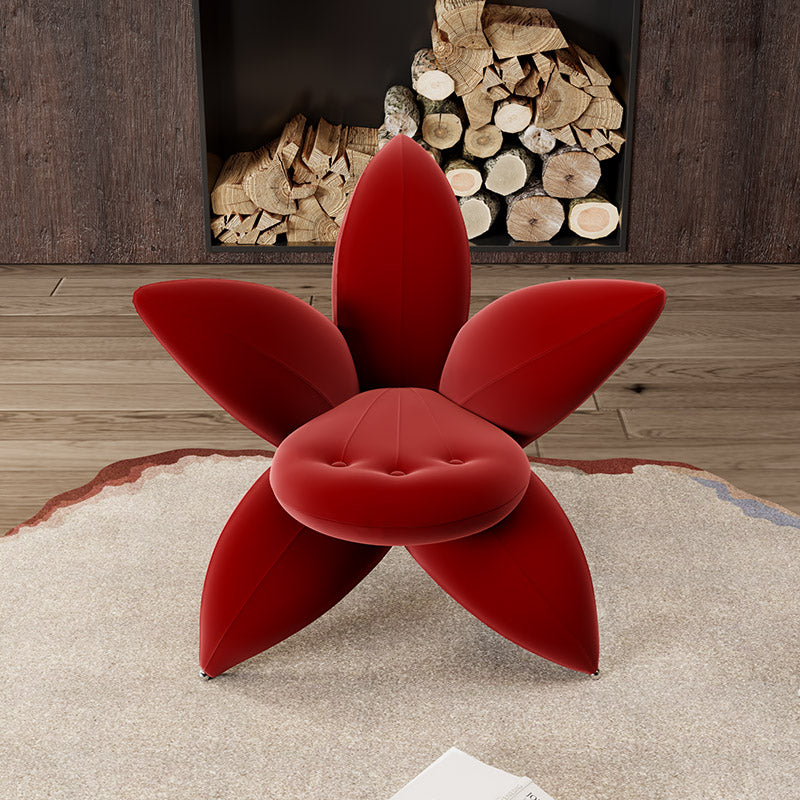 ELUXFI CASA Modern Flower Lounge Chair - Designer Minimalist Style for Small Spaces