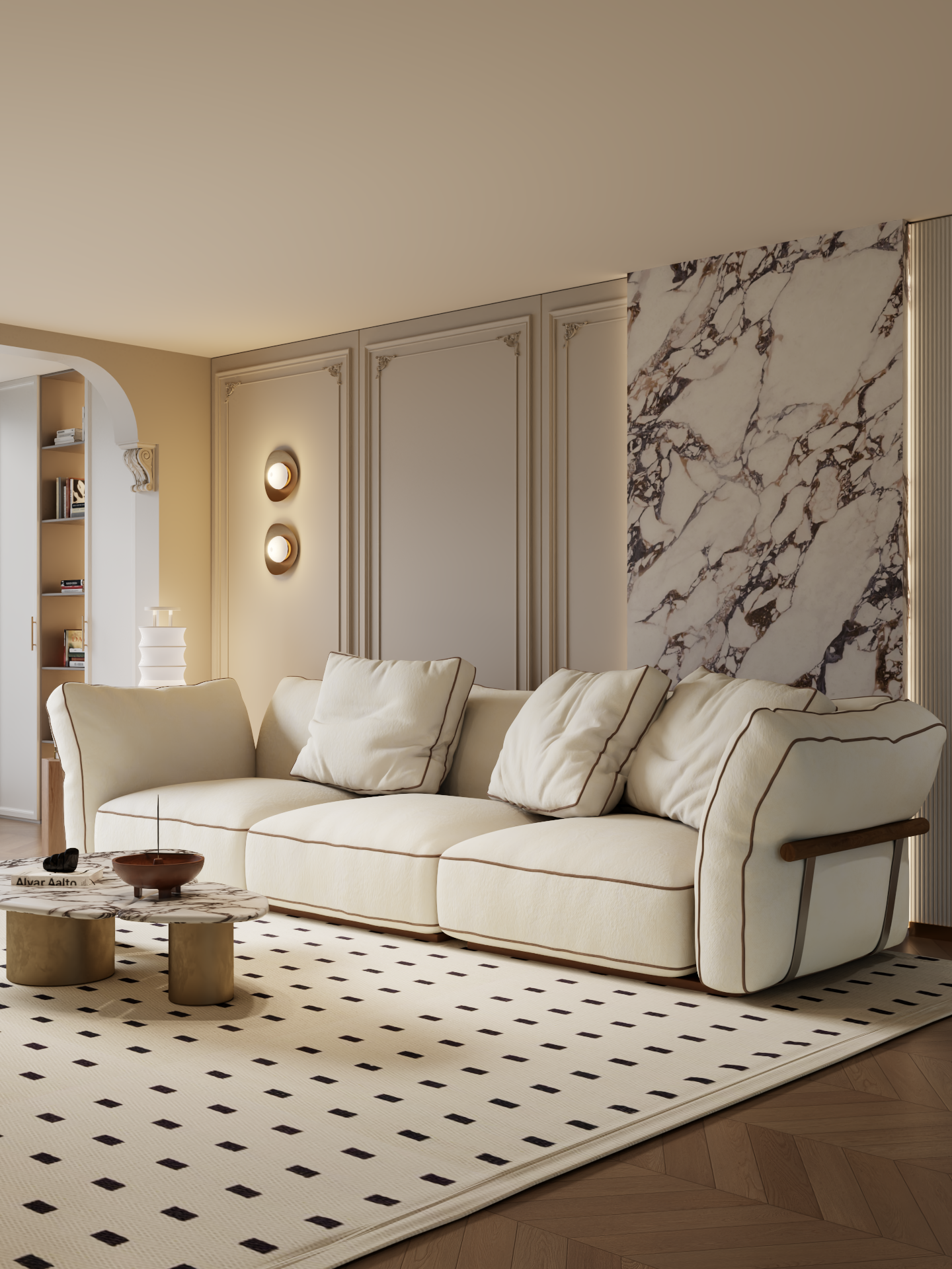 ELUXFI CASA Camelo Sofa - Italian Minimalist Modular Design