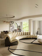 ELUXFI CASA Snake Sofa - Swiss High-End Curved Design