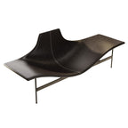 ELUXFI CASA Modern Saddle Leather Lounge Chair - Nordic Luxury Design with Armrest