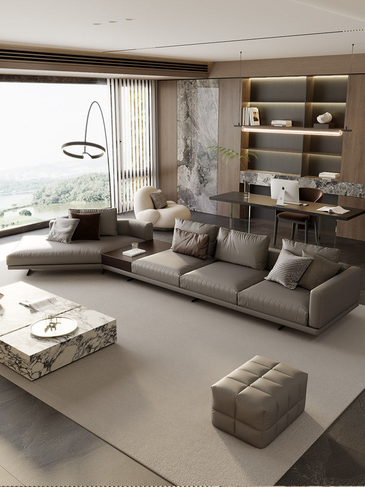 ELUXFI CASA Mondrian Sofa - 2026 Italian Minimalist Horizon Line Design