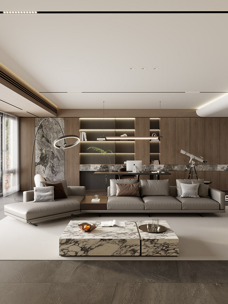ELUXFI CASA Mondrian Sofa - 2026 Italian Minimalist Horizon Line Design