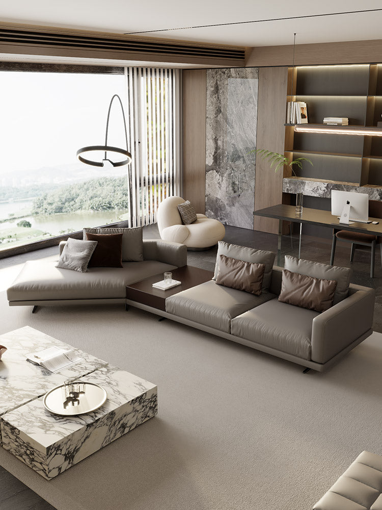 ELUXFI CASA Mondrian Sofa - 2026 Italian Minimalist Horizon Line Design