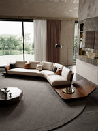 ELUXFI CASA Reflex Ferrari Style Sofa - Italian Modern Curved Corner Sectional for Luxury Villa
